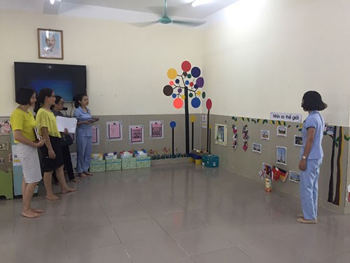 Trường MN Phúc Đồng tổ chức Hội thi “Xây dựng môi trường lớp đẹp” năm học 2017 - 2018 